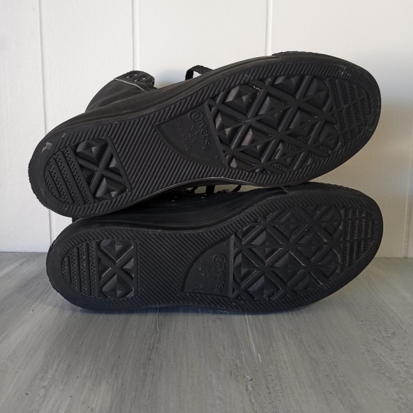 Converse All Star Chuck Taylor Guard Black High Tops Mens Size 7 Women's Size 9 - Picture 7 of 16